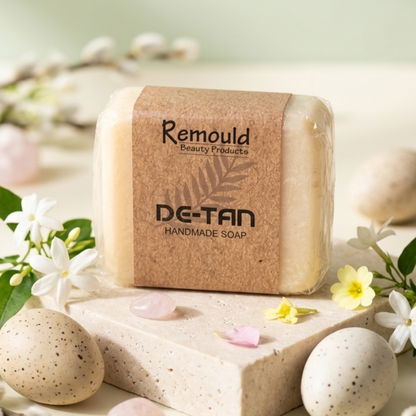 Detan Soap | hand made | Natural Tan Removal & Brightening Bar | Remould