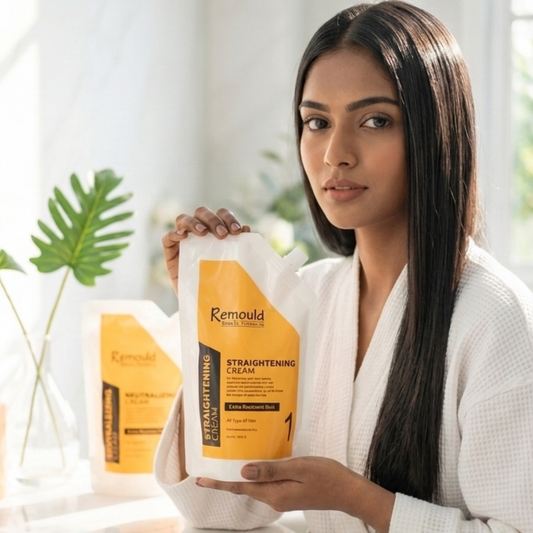 Step 1 Straightening Cream 200ml pouch - Extra resistant formula for thick hair