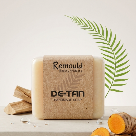 Remould Handmade Detan Soap natural tan removal brightening soap bar