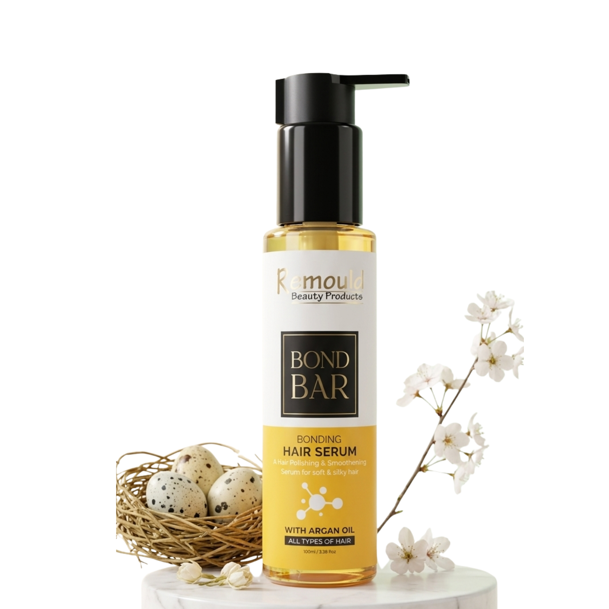 Bond Bar Argan Oil Hair Serum ingredients – Moroccan Argan Oil for dry damaged hair