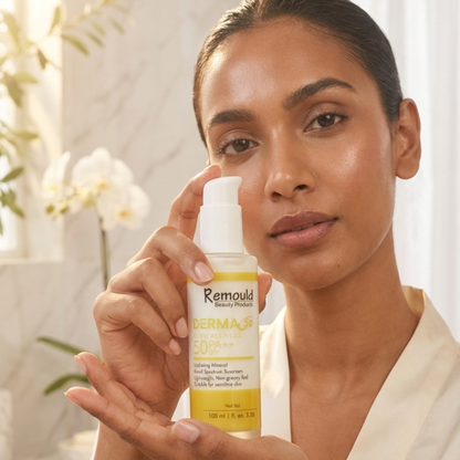Derma50 SPF 50 sunscreen broad spectrum UVA UVB protection 100ml 