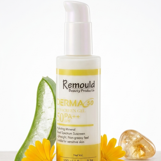 Derma50 SPF 50 sunscreen broad spectrum UVA UVB protection 100ml 